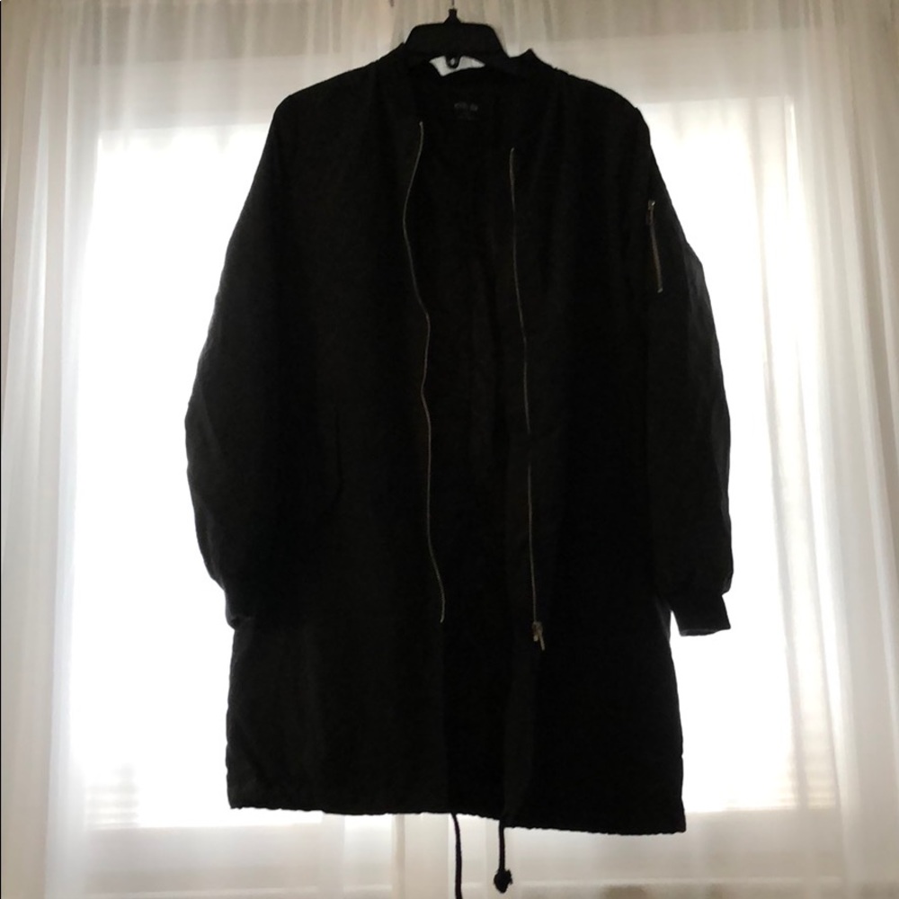 NWT ACTIVE USA longline bomber jacket